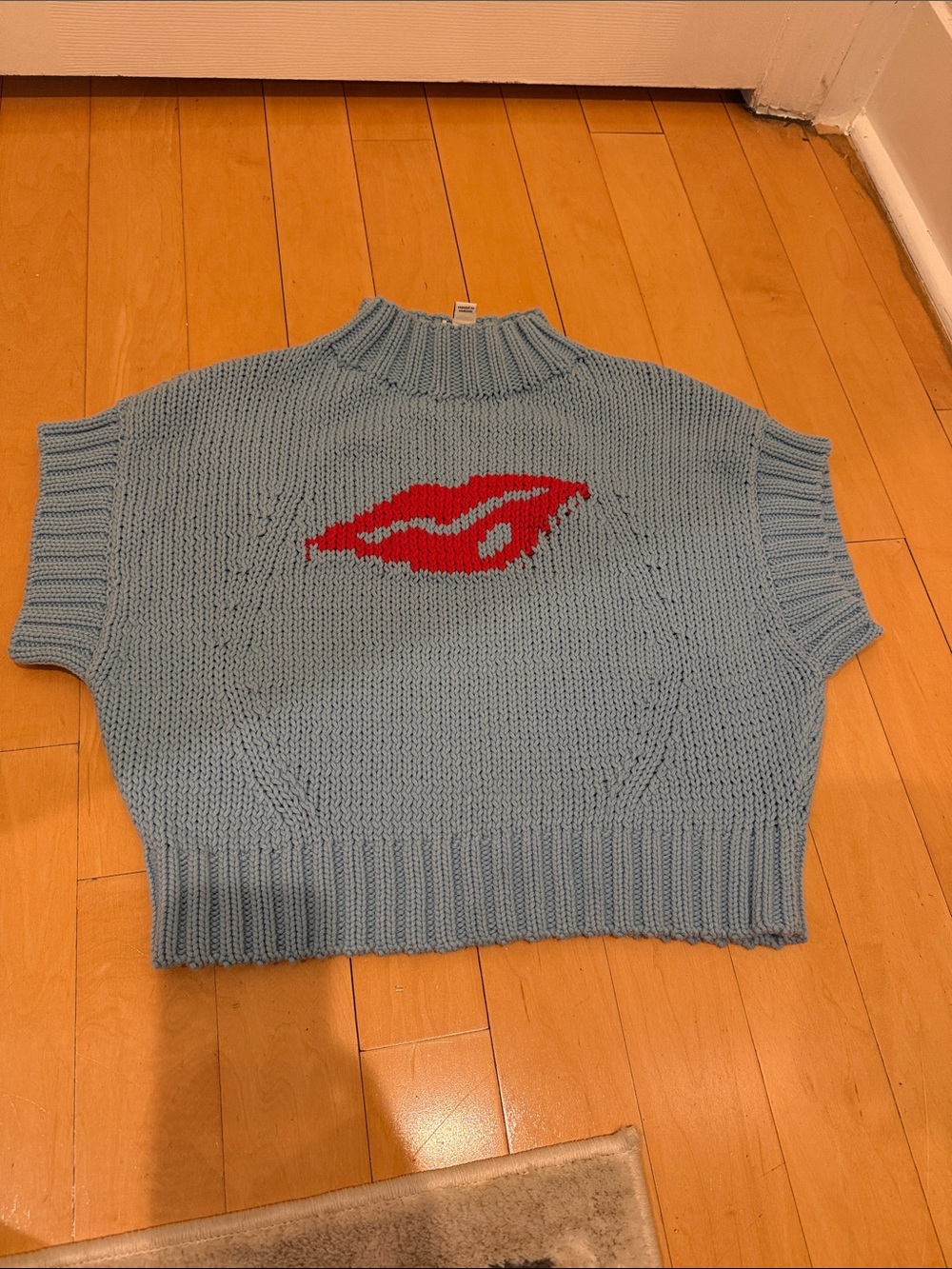 The Pippa Mock-neck Sweater By Maeve: Extended Shoulder Edition Lips